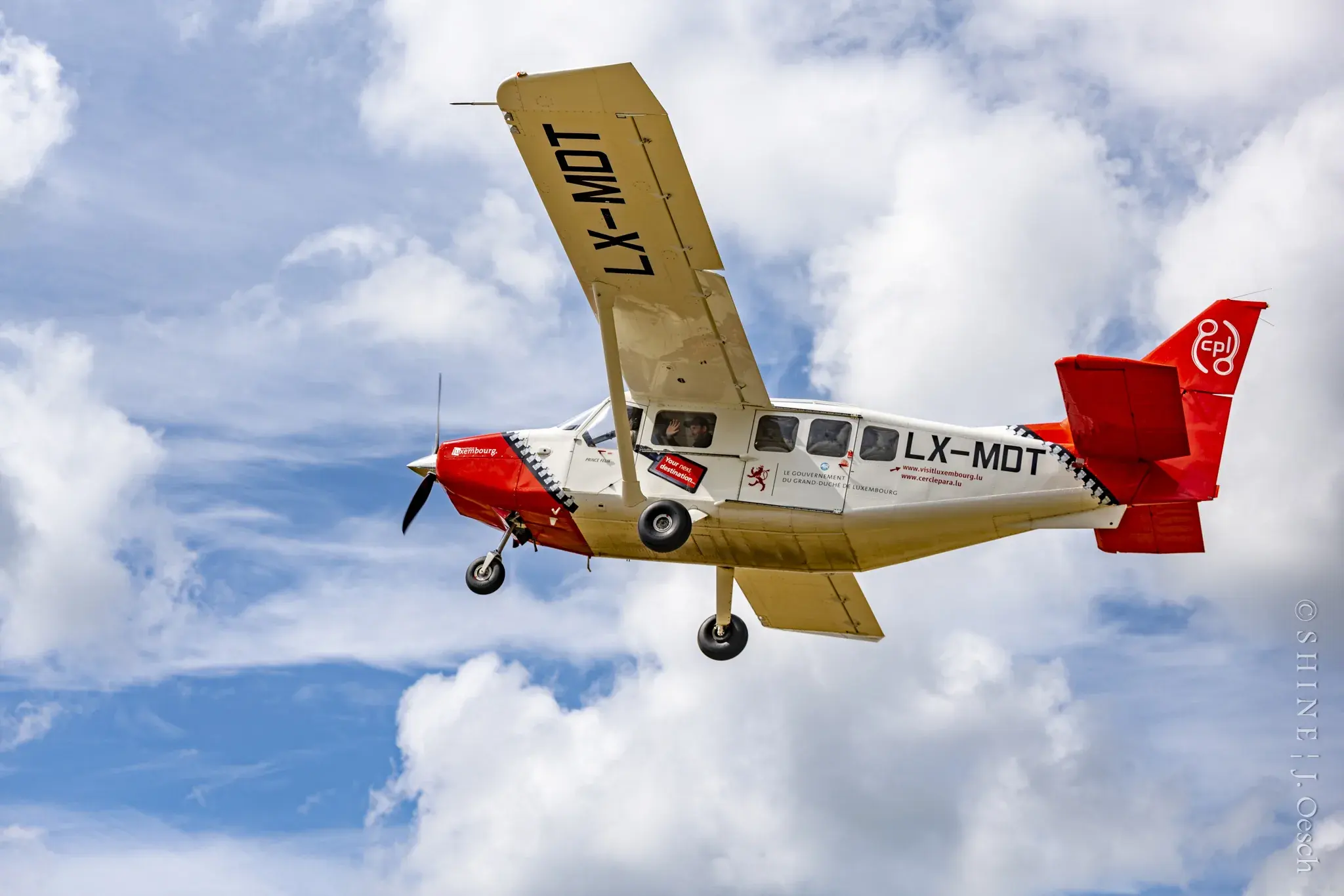GA8 Airvan jump aircraft